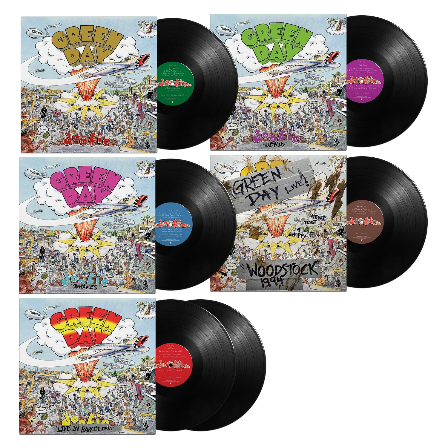Dookie 30th Anniversary Black Vinyl Box Set - Image 2