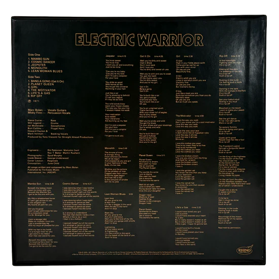 Electric Warrior (Rhino High Fidelity R2R) - Image 5