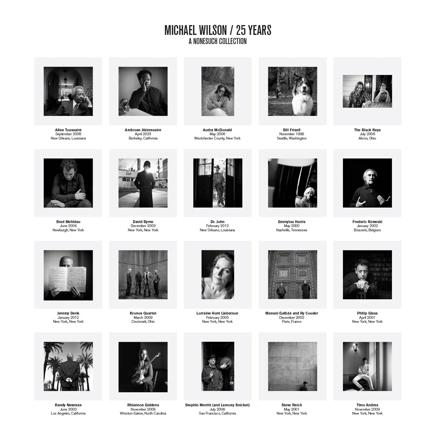 Michael Wilson / 25 Years: A Nonesuch Collection - Image 5