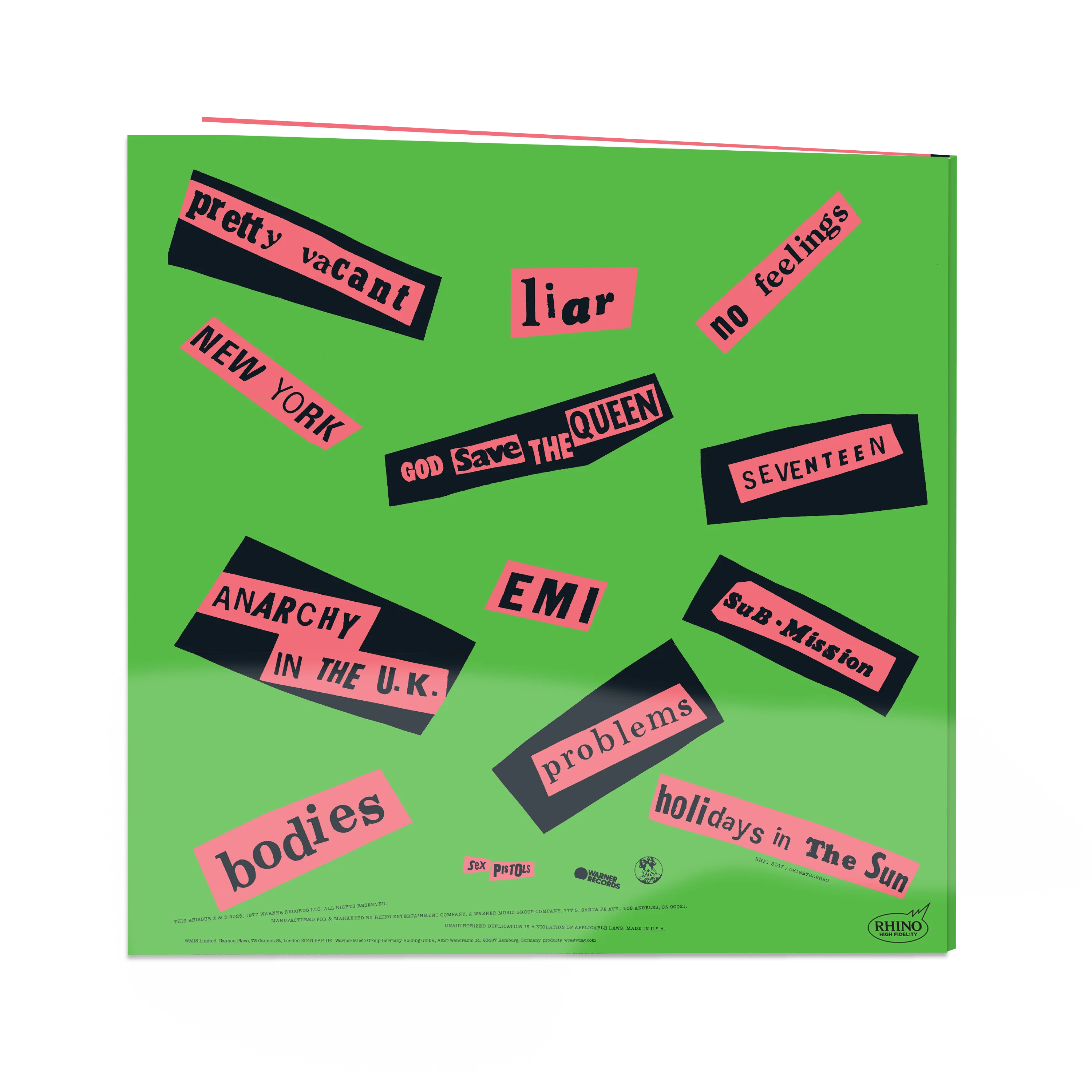 Never Mind The Bollocks, Here's The Sex Pistols (Rhino High Fidelity)(Unnumbered) - Image 5