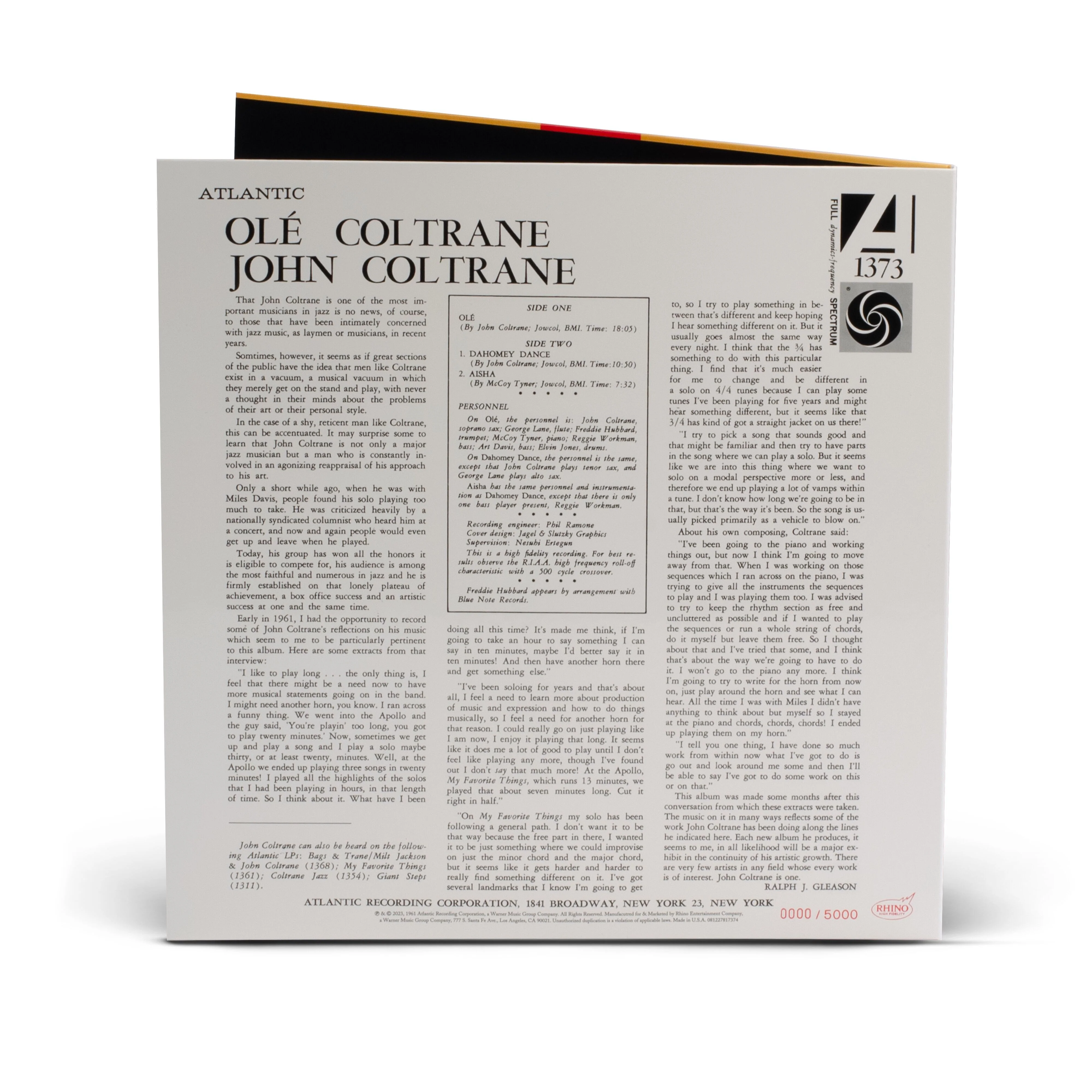 Olé Coltrane (Rhino High Fidelity) - Image 3