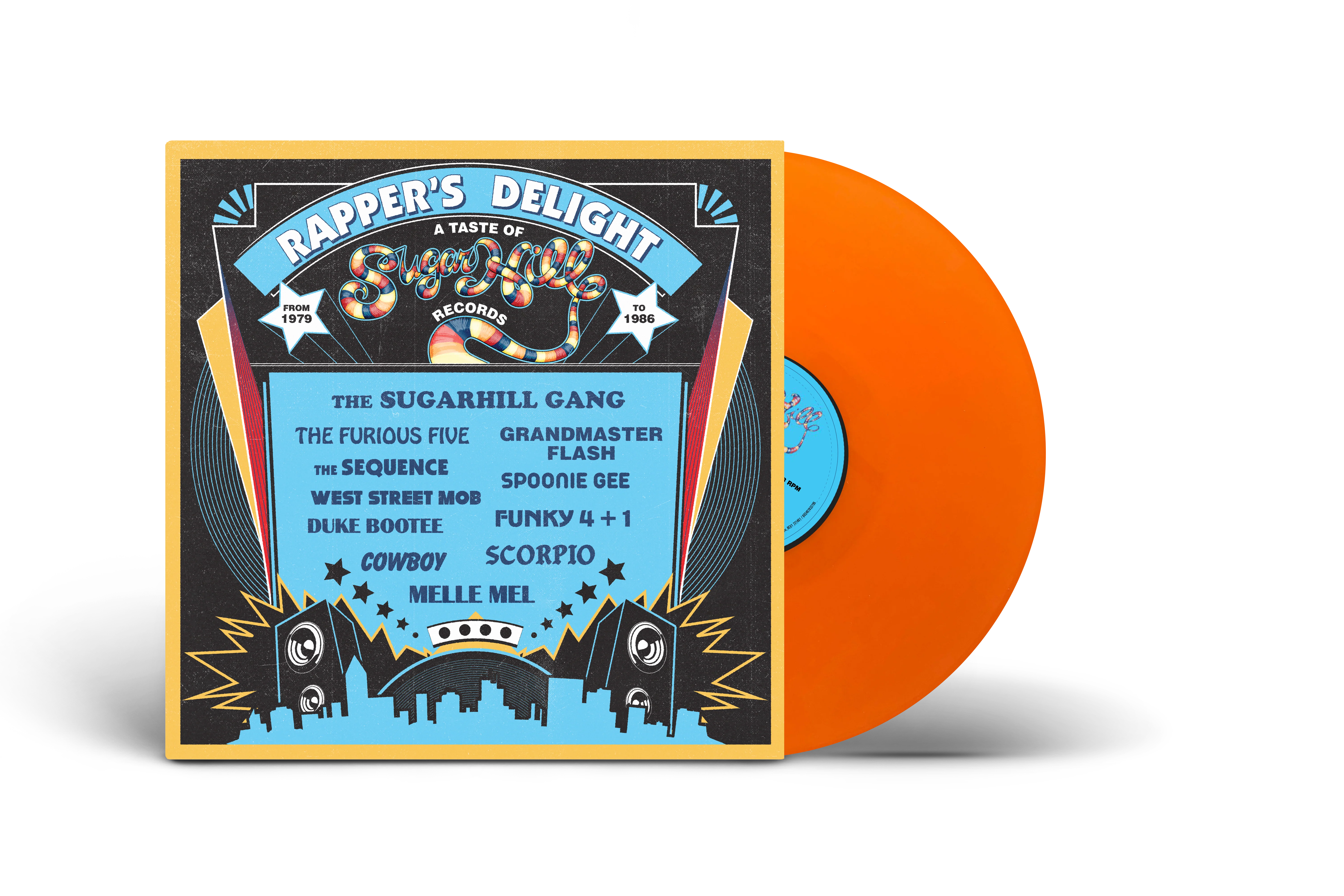 Rapper's Delight: A Taste of Sugar Hill Records (1979-1986) (2LP Orange Crush Vinyl)