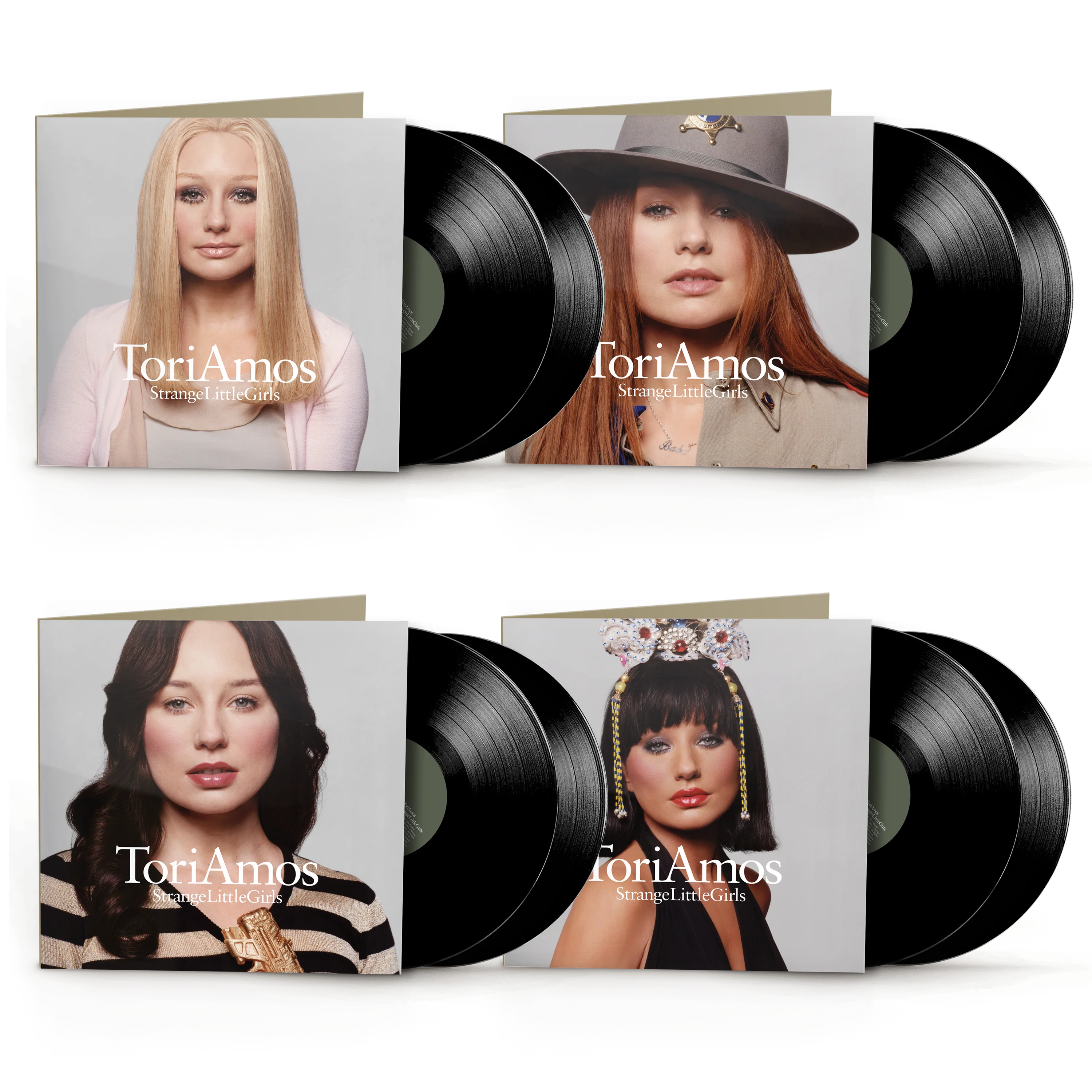 Strange Little Girls LP Bundle with Poster - Image 4