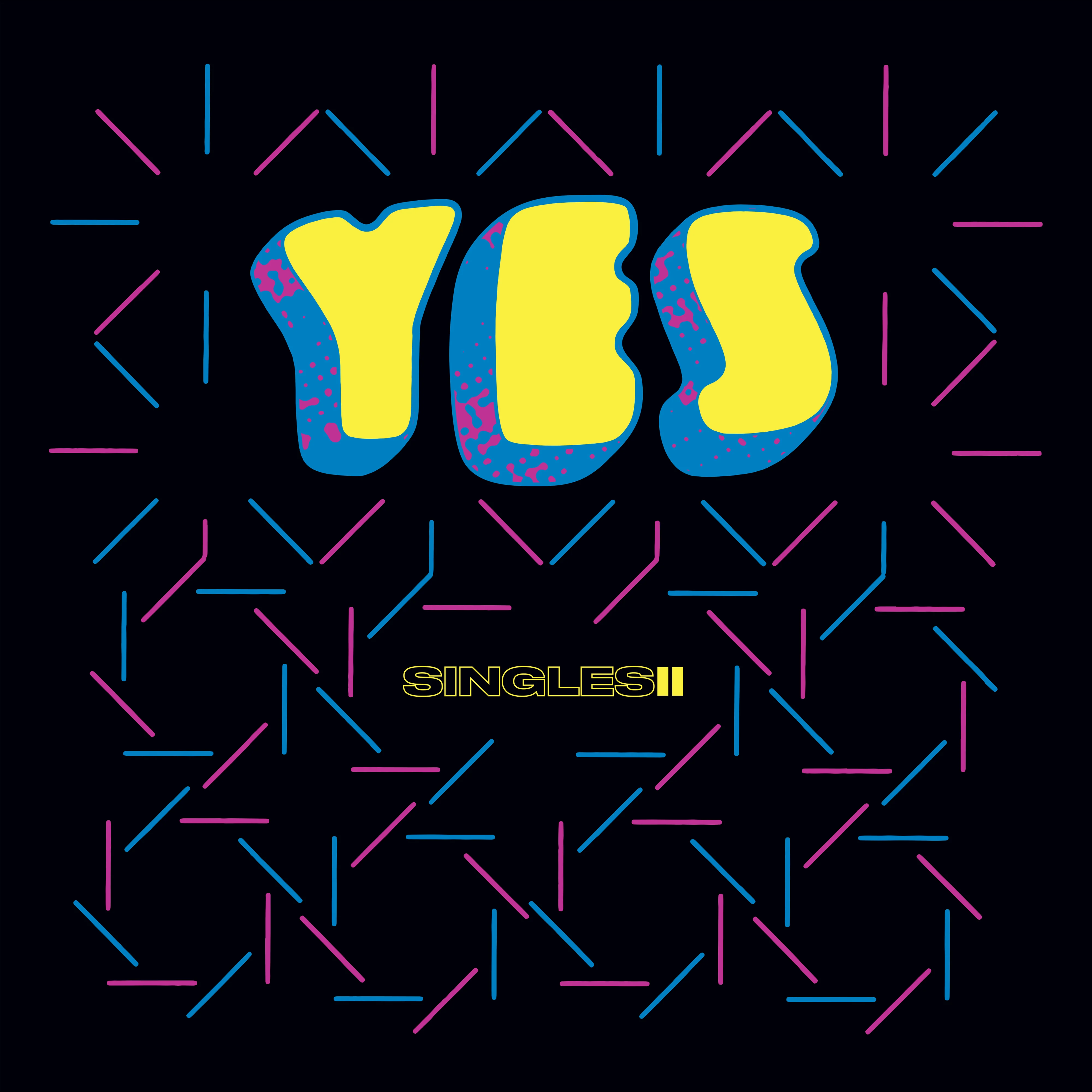 Yessingles 2 (LP) (Blue & White Splatter) - Image 2